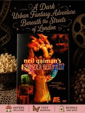 Neil Gaiman Neverwhere DVD A&E Cult Fantasy TV Miniseries Like New